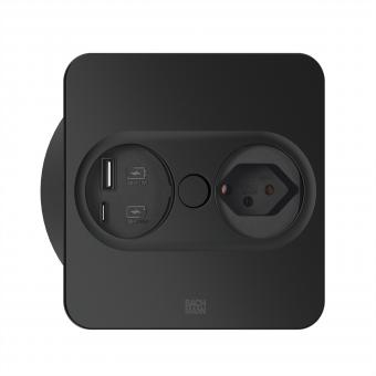 TWIST2 1xT13 Charger USB A/C, T12 Montagestecker 