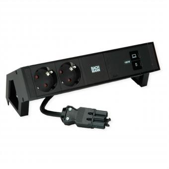 DESK2 2x CEE7/3, USB-C, USB-Charger 100W, GST18 0,2m 