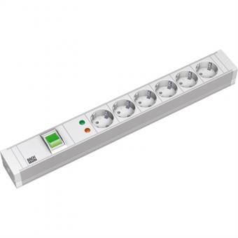 19-Zoll PDU PVC 6xCEE7/3 Schalter 