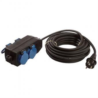 Prise de distribution 4x CEE7/3 10m, IP44 