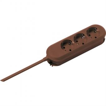 SMART 3xCEE7/3 braun, 3x Schutzkontakt 