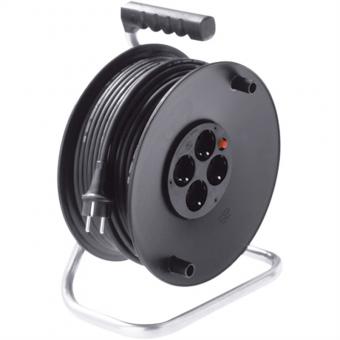 Enrouleur de câble à contact de protection 4x 230VAC, 25m 