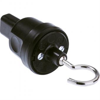 Embout pour câble Illu, avec crochet de suspension noir 