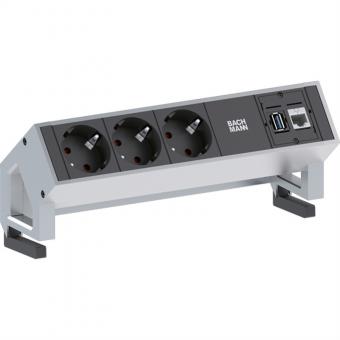 DESK2 3x CEE7/3 1x CAT6A 1x USB 