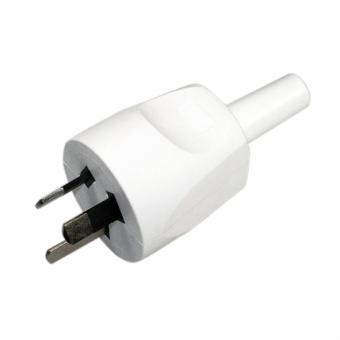 Schutzkontaktstecker, Australien 10A/250V, weiß 