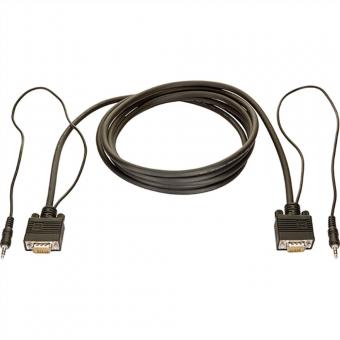 Câble combiné VGA mini-jack 3,0m VGA+mini-jack 