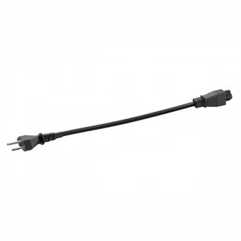 Câble de raccordement H05VV-F 3G 0,75mm², L = 1,0m, noir, T12/IEC C5 
