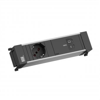 POWER FRAME 1xP40, 1xUSB C/C 100W L=0,2m 