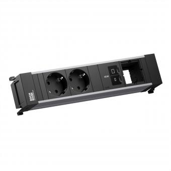 POWER FRAME 2xCEE7/3, 1xUSB C/C 45W 1xCM L=0,2m 