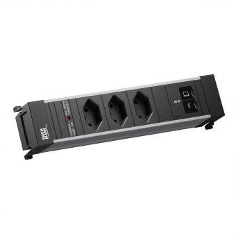 POWER FRAME M 3xCH 0°, 1xUSB C/C 65W L=0,2m 