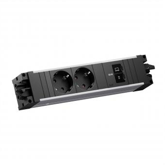 STEP ALU 2xCEE7/3, 1xUSB C/C 65W 