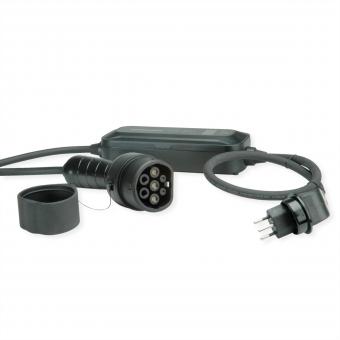 Tragbares E-Auto Ladegerät, T12 (CH, Typ J) & Typ2 Stecker 