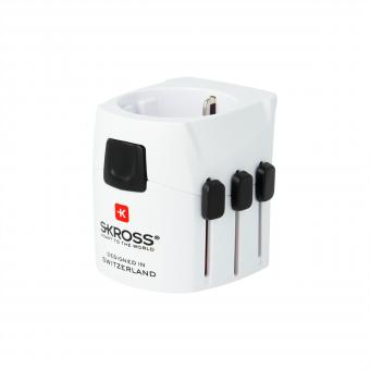 Adaptateur de voyage PRO Pro Light White Retail, pour le monde entier 