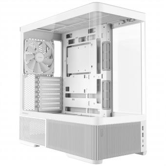 Boîtier PC Constellation C6 Curve Air White, ATX Midi Tower, blanc 