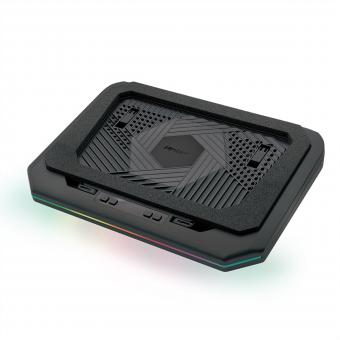 Support de refroidissement pour ordinateur portable LCTF120 Turboflow RGB, 12 à 19 pouces 