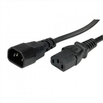 GREEN Câble d'alimentation, IEC 320 C14 - C13, noir, 1,8m 