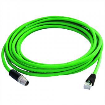 STX M12x1-RJ45 VL X-kod. Cat.6A, CP01CP05B-SFTP2607C7-1PUR-A0200, 2m 