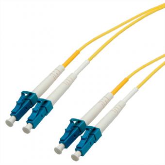 Quality LWL-Kabel Single Mode E9/125µm OS2, LC/LC, gelb, 7,5m 