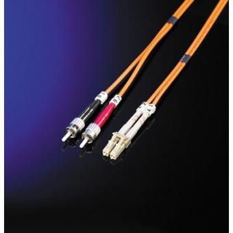 Câble à fibre optique, en double. mode unique, E9/125µm, LC/ST 