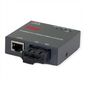 Convertisseur Fast Ethernet compact, 10/100Base-TX 100Base-FX (SC) 