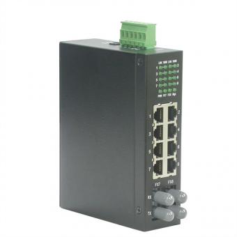 Switch, 6 Ports, 2 x ST, unmanaged, Industrie 