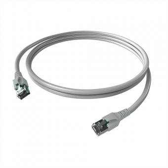 EasyLan FlexBoot Patchkabel Kat.6A, S/FTP, grau, 2m 