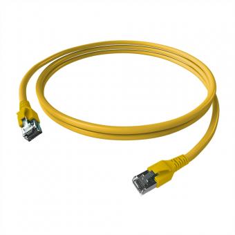 EasyLan FlexBoot Patchkabel Kat.6A, S/FTP, gelb, 7,5m 