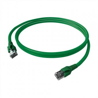 EasyLan FlexBoot Patchkabel Kat.6A, S/FTP, grün, 0,5m 