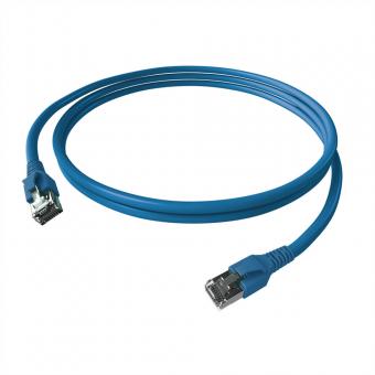 EasyLan FlexBoot Cordon Cat.6A, S/FTP, bleu, 7,5m 