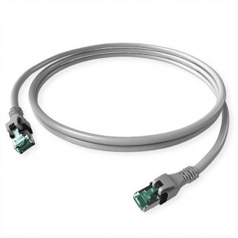 Cordon EasyLan DualBoot PushPull IP20, Cat.6A (Classe EA), S/FTP, gris, 1,5m 