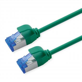 Patchkabel Cat.6A (Class EA) S/FTP (PiMF), LSOH, PoE, grün, 0,3m 