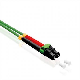 Câble à fibres optiques, 50/125µm OM5, LC/LC, vert 