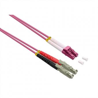 LWL-Kabel duplex 50/125µm OM4, LSH/LC, LSOH, violett 