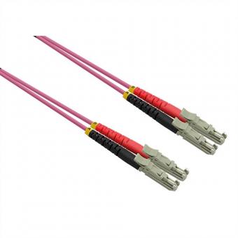 LWL-Kabel duplex 50/125µm OM4, LSH/LSH, LSOH, violett 