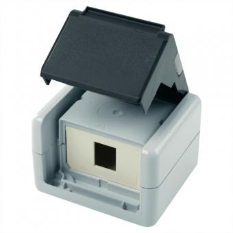 Boîtier IP44, avec fixation pour 1 module AMJ 