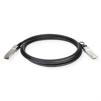 DEM-CB300QXS, 40G QSFP+ Direct Attached Kabel, 3,0m 