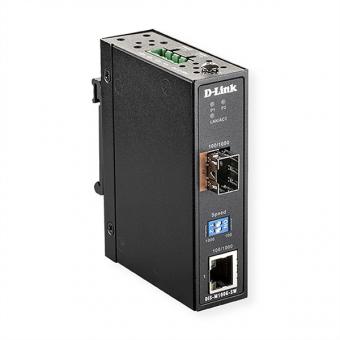 DIS-M100G-SW, Convertisseur SFP Gigabit Ethernet industriel 