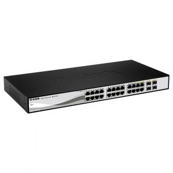 DGS-1210-24P 24-Port Web Smart Gigabit PoE Switch 