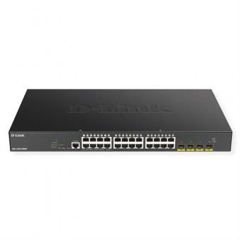 DGS-1250-28XMP Gigabit Switch PoE 28-Port Smart Managed PoE+ 4x 10G 