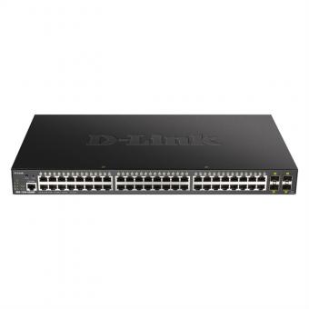 DGS-1250-52XMP Gigabit Switch PoE 52-Port Smart Managed PoE+ 4x 10G 