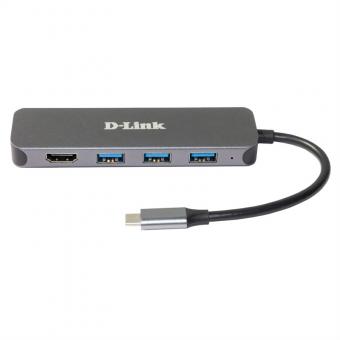 DUB-2333 Hub USB-C 5 en 1 avec HDMI/alimentation 