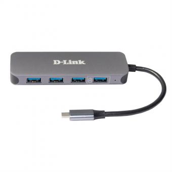 DUB-2340 Hub USB-C vers 4 ports USB avec Power Delivery 