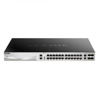 DGS-3130-30TS/E 30Port Switch, Layer 3 Gigabit Stack (SI) 