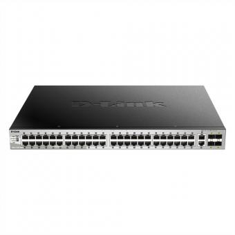 DGS-3130-54PS/E 54Port PoE Switch, Layer 3 PoE Gigabit Stack (SI 