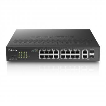 DGS-1100-18PV2 : commutateur Gigabit Smart Managed PoE+ à 18 ports, 130 watts 