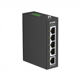 DIS-100E-05 5-Port Switch, Industrial Fast Ethernet Unmanaged 