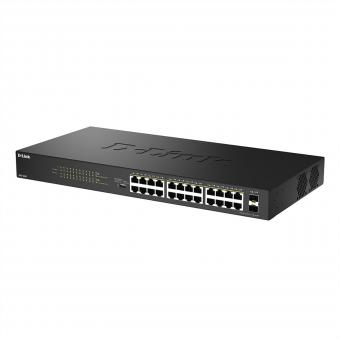 Commutateur PoE+ DGS-1026P/E à 26 ports, commutateur Gigabit PoE+ de couche 2 à 26 ports 
