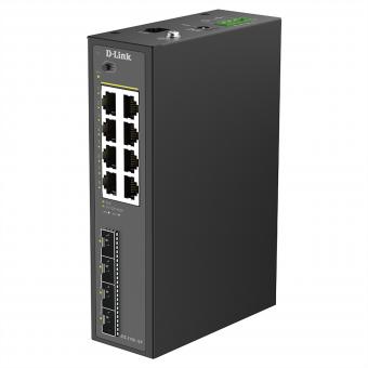 DIS-210G-12P : commutateur industriel Gigabit PoE à 12 ports, gestion intelligente 