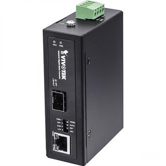 AW-IHS-0203 Convertisseur de média industriel Gigabit Ethernet, jusqu'à -40°C 