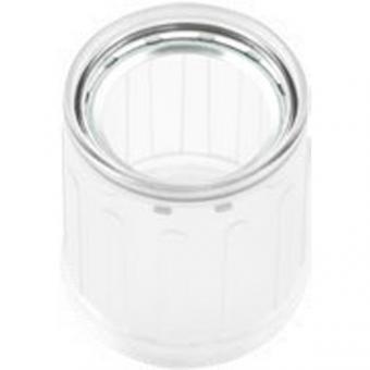 Objektivabdeckkappe mit Glasscheibe, verlängerte Bauform, für M2x Csvari 